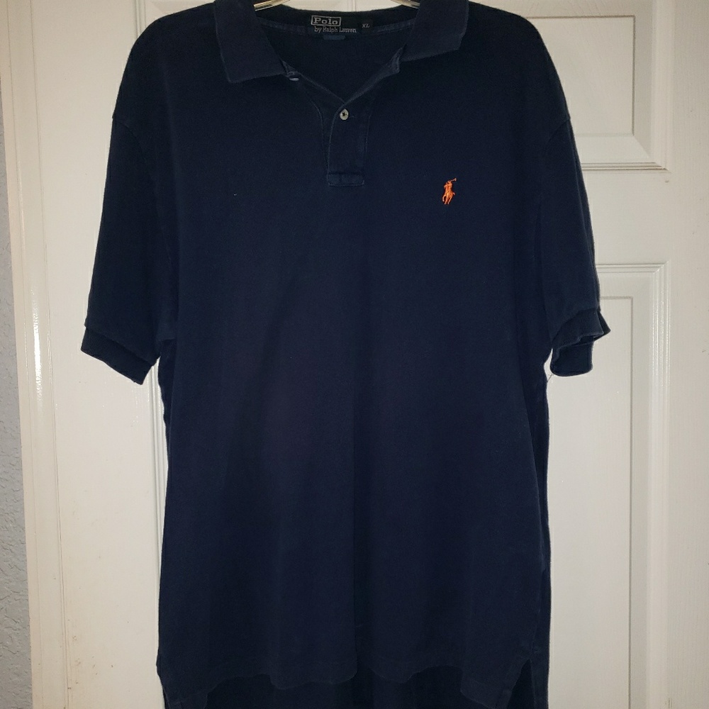 Ralph Lauren Polo Shirt XL Navy Blue